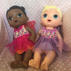 Baby Alive face paint fairy’s